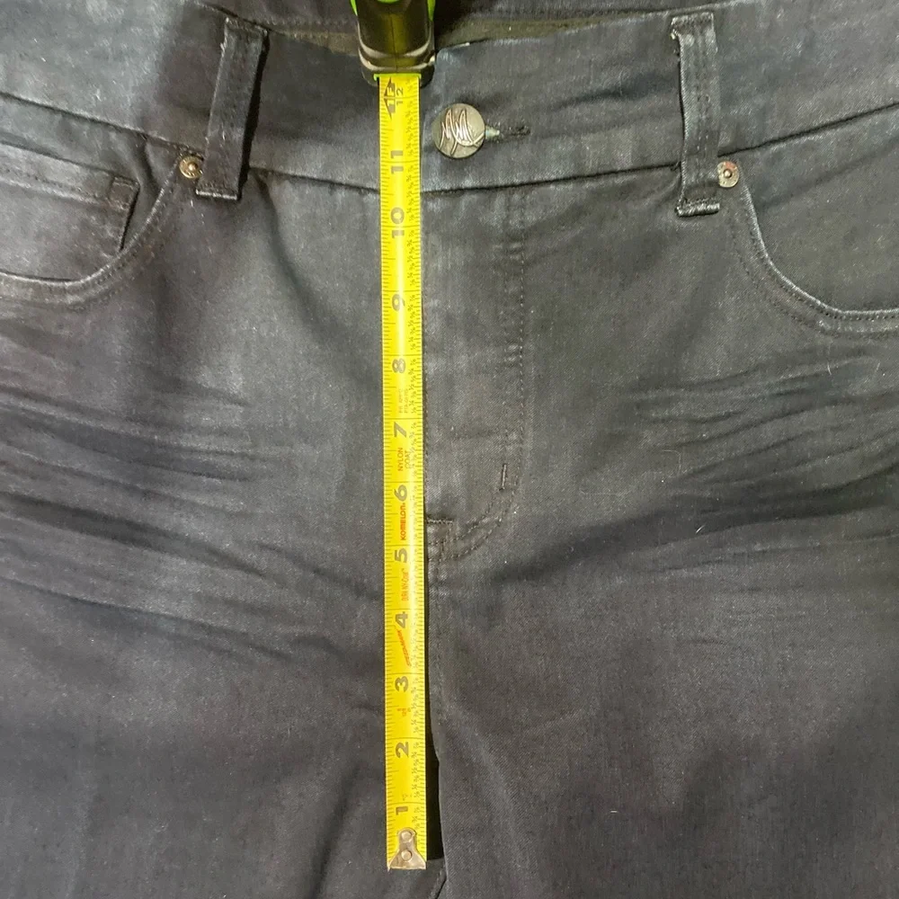 Melissa McCArthy Seven7 Dark Wash Micro Flare 70’s Inspired Jeans Size 16 W - Picture 13 of 16